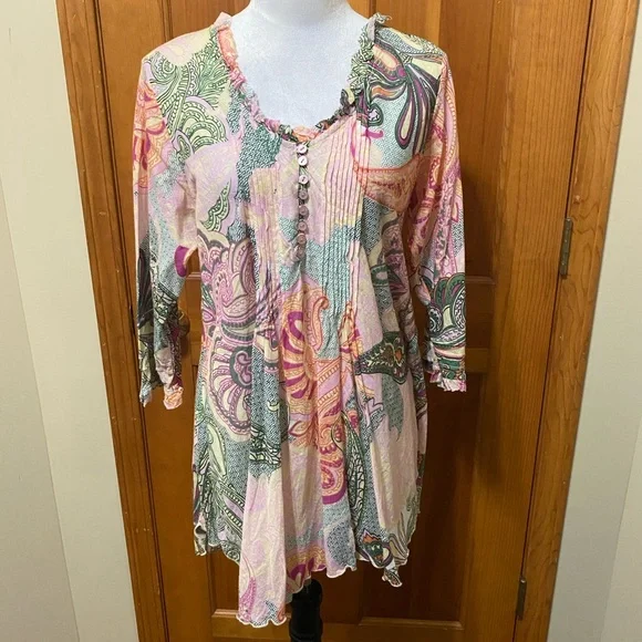 NWT One Season Australia Poppy Top - Picture 2 of 3